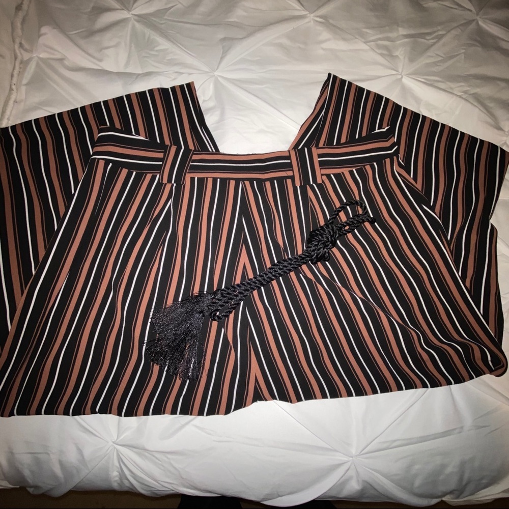 Paper bag waisted pants